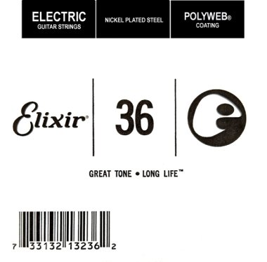 Elixir 13236 Polyweb Electric .036 Single Guitar String