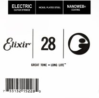 Elixir 15228 Nanoweb Electric .028 Single Guitar String