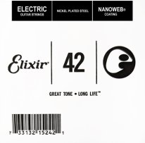 Elixir 15242 Nanoweb Electric .042 Single Guitar String