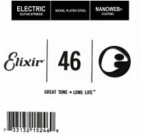 Elixir 15246 Nanoweb Electric .046 Single Guitar String