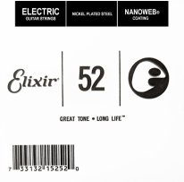 Elixir 15252 Nanoweb Electric .052 Single Guitar String