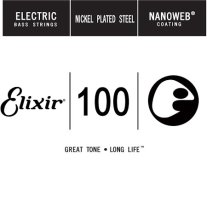Elixir 15400 Nanoweb Coated Electric Bass .100, Single String