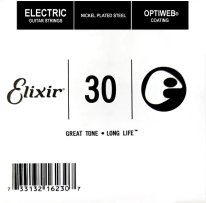 Elixir 16230 Electric Guitar NPS OPTIWEB Coating, Single String .030