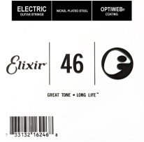 Elixir 16246 Electric Guitar NPS OPTIWEB Coating, Single String .046