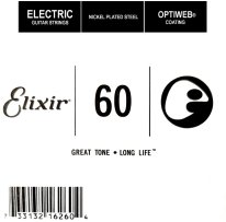 Elixir 16260 Electric Guitar NPS OPTIWEB Coating, Single String .060