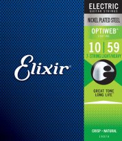 Elixir 19074 Optiweb Lt/Hvy Nickel-Plated 7-String Electric set, 10-59
