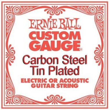 Ernie Ball 10115 Tin Plated Carbon Steel .0115, Single Guitar String