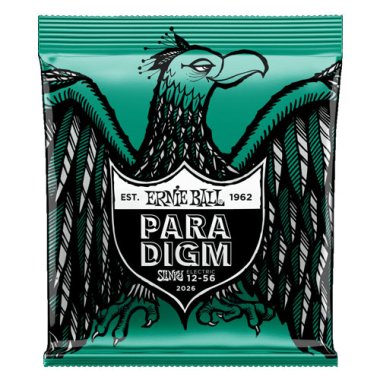 Ernie Ball 2026 Paradigm Not Even Slinky Electric Guitar Strings 12-56