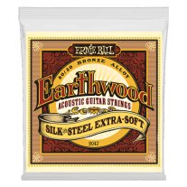 Ernie Ball 2047 Earthwood Silk & Steel 8020 Bronze Acoustic 10-50