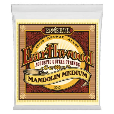 Ernie Ball 2065 Earthwood Mandolin Medium Loop End 80/20 Bronze, 10-36
