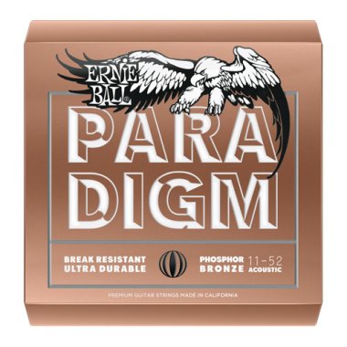 Ernie Ball 2078 Paradigm Light Phosphor Acoustic Guitar Strings 11-52