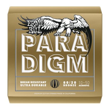 Ernie Ball 2090 Paradigm Ex Lt 80/20 Acoustic Guitar Strings 10-50