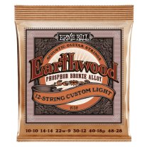 Ernie Ball 2152 Earthwood Phosphor Bronze 12-String, Cstm Lt 10-48
