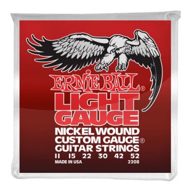 Ernie Ball 2208 Nickel Wound Custom Gauge Guitar Strings, 11-52
