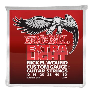 Ernie Ball 2210 Nickel Wound Custom Gauge Guitar Strings, 10-50