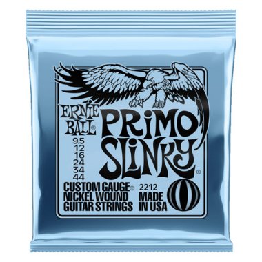 Ernie Ball 2212 Primo Slinky Electric Guitar Strings 9.5-44
