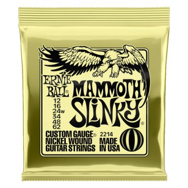 Ernie Ball 2214 Mammoth Slinky Electric Guitar 12-62 (wound G)