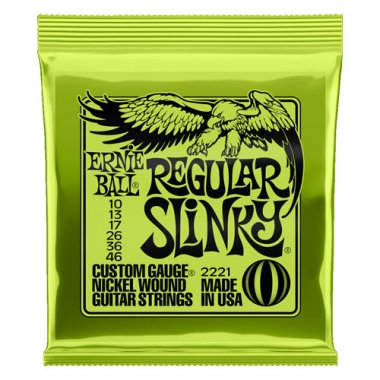 Ernie Ball 2221 Regular Slinky Electric Guitar 10-46