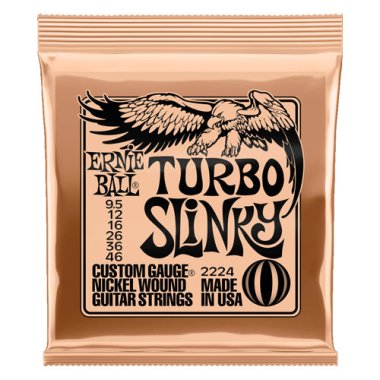 Ernie Ball 2224 Turbo Slinky Electric Guitar 9.5-46
