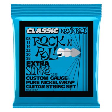 Ernie Ball 2255 Classic Extra Slinky Pure Nickel Electric 8-38