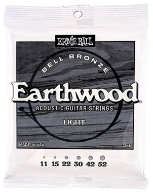 Ernie Ball 2348 Earthwood Bell Bronze Acoustic Light Strings 11-52