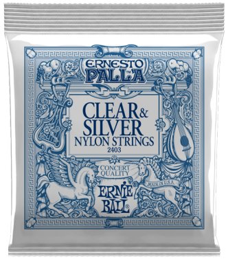 Ernie Ball 2403 Ernesto Palla Clear & Silver Nylon Classical Strings