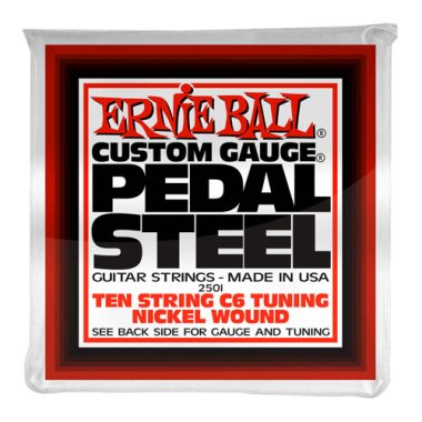 Ernie Ball 2501 Pedal Steel Nickel Wound C6 Tuning, 10 String Set