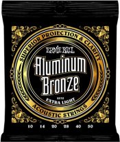 Ernie Ball 2570 Aluminum Bronze Acoustic Guitar Strings Ex-Lt 10-50