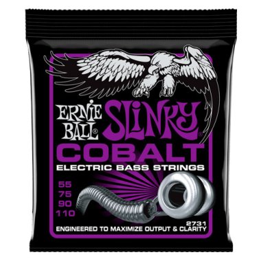 Ernie Ball 2731 Power Slinky Cobalt Electric Bass Strings 55-110