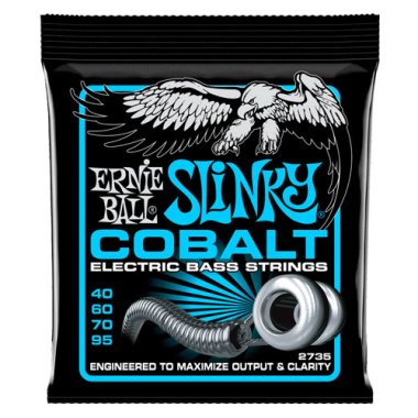 Ernie Ball 2735 Extra Slinky Cobalt Electric Bass Strings 40-95