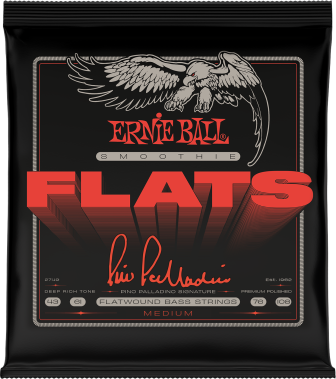 Ernie Ball 2749 Medium Pino Palladino Smoothie Flats Electric Bass Strings (43-108)