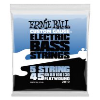 Ernie Ball 2810 Flatwound 5-String Bass Strings 45-130