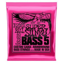 Ernie Ball 2824 Super Slinky 5-string Bass Nickel Wound, 40-125