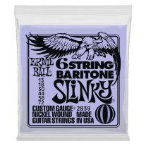 Ernie Ball 2839 Baritone Slinky Electric Guitar Strings 13-72