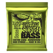 Ernie Ball 2852 Regular Slinky Short Scale Bass Strings, 45-105