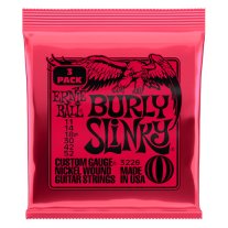 Ernie Ball 3-Pack Burly Slinky 3226 Electric Guitar Strings 11-52