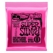 Ernie Ball 3-Pack Super Slinky 3223 Electric Guitar Strings 9-42