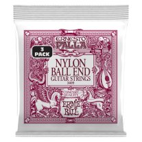 Ernie Ball 3409 Ernesto Palla Black Nylon Ball End Classical Strings 3-Pack