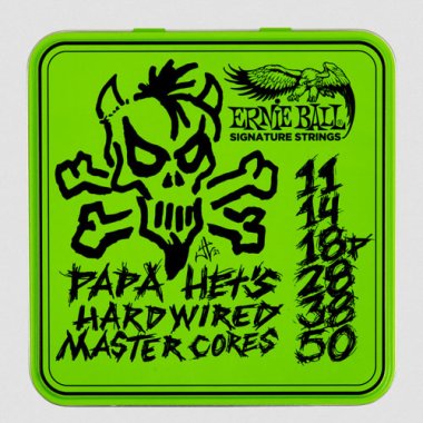 Ernie Ball 3821 Papa Het’s Hardwired Master Core Signature Strings (11-50) 3-Pack