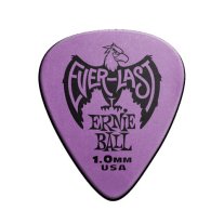Ernie Ball Everlast Delrin Guitar Pick 1.0mm Purple, One Pick
