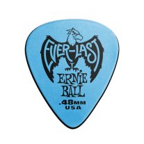 Ernie Ball Everlast Delrin Guitar Pick .48mm Blue, One Pick