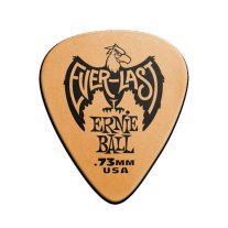 Ernie Ball Everlast Delrin Guitar Pick .73mm Orange, One Pick