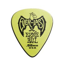 Ernie Ball Everlast Delrin Guitar Pick .88mm Green, One Pick