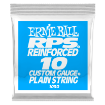 Ernie Ball P01030 Brass Reinforced Plain Electric Guitar .010 Single String