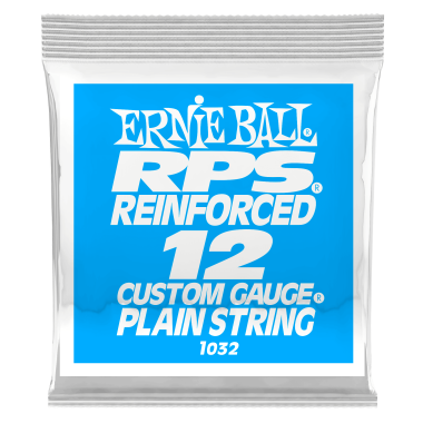 Ernie Ball P01032 Brass Reinforced Plain Electric Guitar .012 Single String