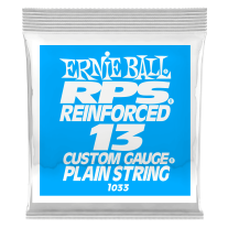 Ernie Ball P01033 Brass Reinforced Plain Electric Guitar .013 Single String