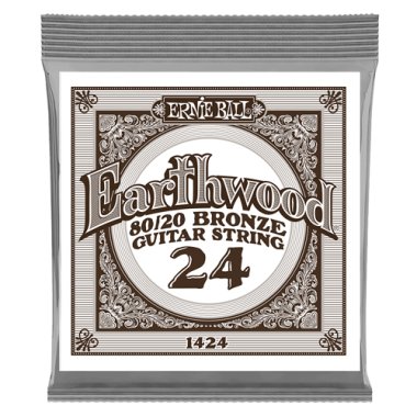 Ernie Ball P01424 80/20 Bronze .024, Single Acoustic Guitar String