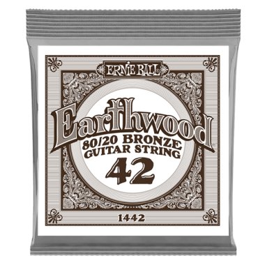 Ernie Ball P01442 80/20 Bronze .042, Single Acoustic Guitar String