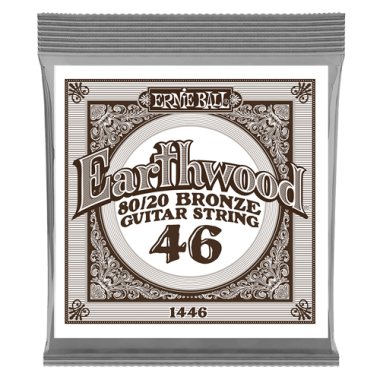 Ernie Ball P01446 80/20 Bronze .046, Single Acoustic Guitar String