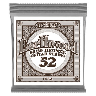 Ernie Ball P01452 80/20 Bronze .052, Single Acoustic Guitar String